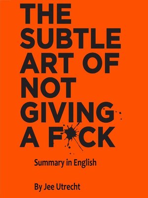 cover image of Summary of The Subtle Art of Not Giving a F*ck